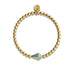 Cerf-volant | Or 18 carats | Émail | Bracelet à breloques en cristal